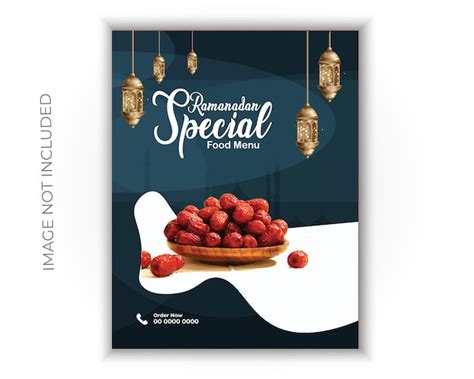 Premium Vector A Poster For Ramadan Special Food Menu