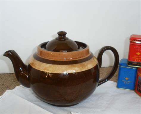 Vintage Teapot Made In England By Alb Cocoa By Gretagirlsden
