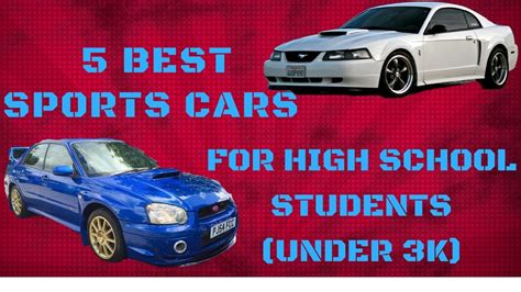 5 Best Sports Cars For High School Studentsunder 3k Youtube