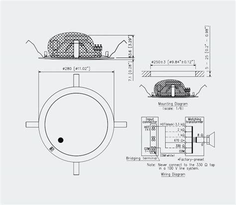 Trying to find the right automotive wiring diagram for your system can be quite a daunting task if you don't know where to look. TOA PC-2852 LOUDSPEAKER Circular, ceiling, 1.5-15W taps ...
