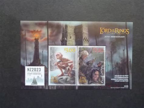 New Zealand 2023 Fiap International Stamp Expo Lord Of The Rings Min