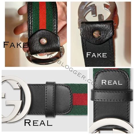 How To Spot A Fake Gucci Web Belt With G Buckle Brands