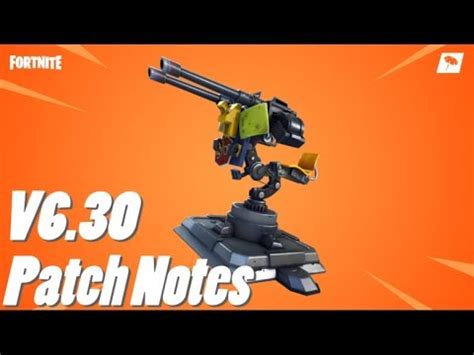 Developers epic games released a new update in fortnite battle royale on december 4 and we've got all of the details, including whatever patch notes were made available for it. V6.30 Patch Notes! (FORTNITE) - YouTube