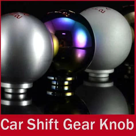 Universal Spherical 5 Speed Manual Car Auto Cnc Titanium Shifter Gear