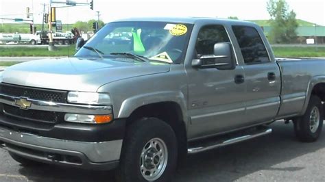 2002 Chevrolet Silverado 2500hd Ls Crew Cab 4dr 4x4 66 Duramax