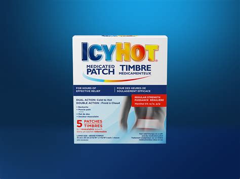 Icy Hot Medicated Patch Fast Muscle Pain Relief