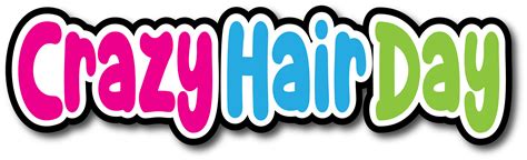 Crazy Hair Day Scrapbook Page Title Sticker Autumns Crafty Corner