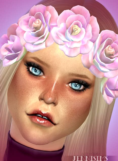 Jennisims Downloads Sims 4base Game Accessory Flowers Autumn