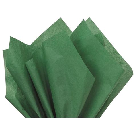 Holiday Green Tissue Paper Squares Bulk 24 Sheets Premium T Wrap