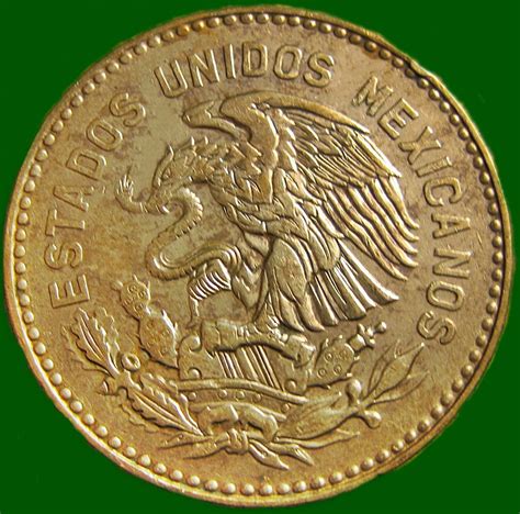 Monedas de México y el Mundo: México: 50 Centavos de 1957 (Cuauhtémoc)