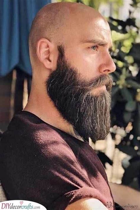 Trendy And Masculine Beard Style For Bald Men Bald Head With Beard