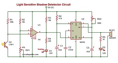 Darkness Sensor Using Phototransistor Shadow Detector