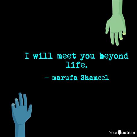 I Will Meet You Beyond Li Quotes And Writings By Marufa Shameel