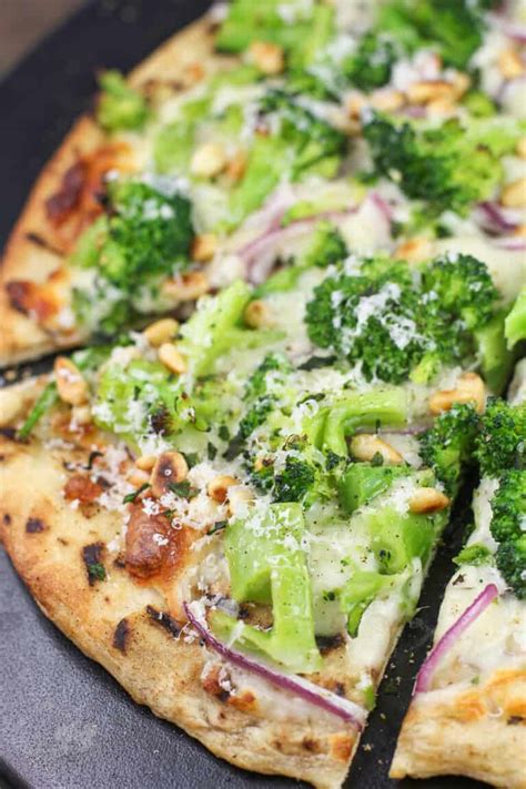 Broccoli White Pizza Ericas Recipes