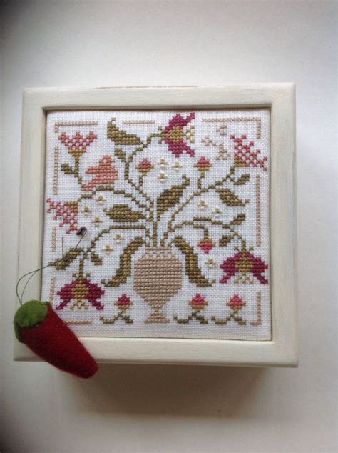 brenda gervais design stitched by theoldneedleshop floral cross stitch cross stitch cross