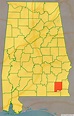 Map of Dale County, Alabama