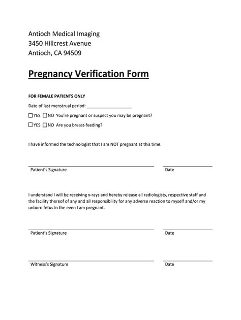 Pregnancy Verification Letter Fill Out And Sign Online Dochub