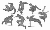 Pin by G.S on 剪影 | Action pose reference, Drawing reference poses, Pose ...