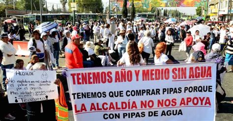 Conflictos Por Falta De Agua En La Ciudad De México Grieta