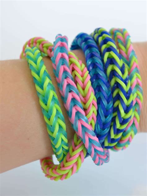 How To Fishtail Without A Loom Diy Bracelets Elastic Rainbow Loom