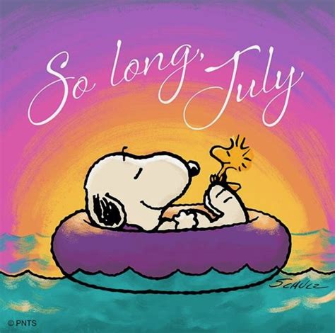 Goodbye July Snoopy Pictures Snoopy Love Snoopy Wallpaper