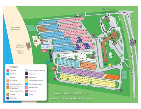 Links to full details about each campground. Campground Site Map | Cape charles, Virginia camping ...