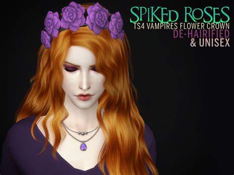 Sims 4 Ccs The Best Flower Crown By The Path Of Nevermore