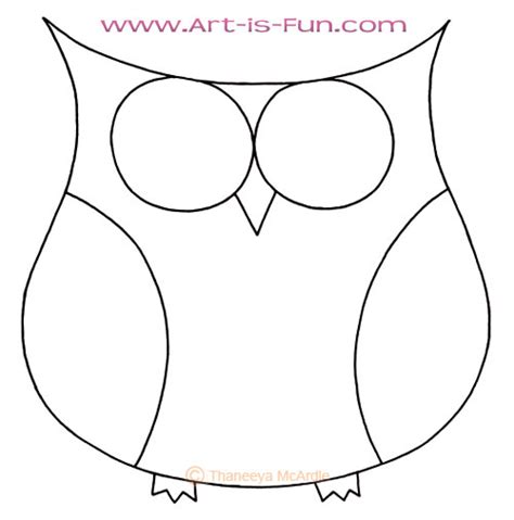 How To Draw An Owl Learn To Draw A Cute Colorful Owl In This Easy Step