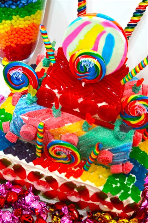 Candy Cakes Candy Land Crazy Colorful Centerpieces And Super Fun Party