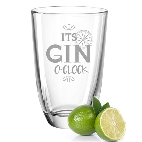 2er Set Montana Gin Gläser Its Gin O Clock And You Are The Gin To My Love Gravurzeilede