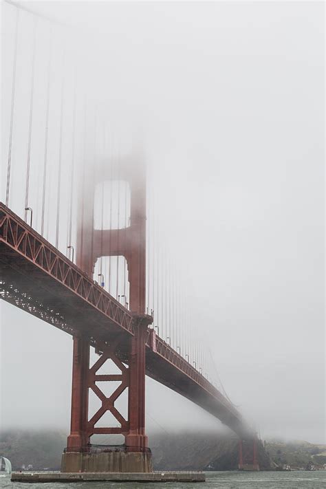 Golden Gate Bridge Shrouded In Fog Photograph By Adam Romanowicz Fine