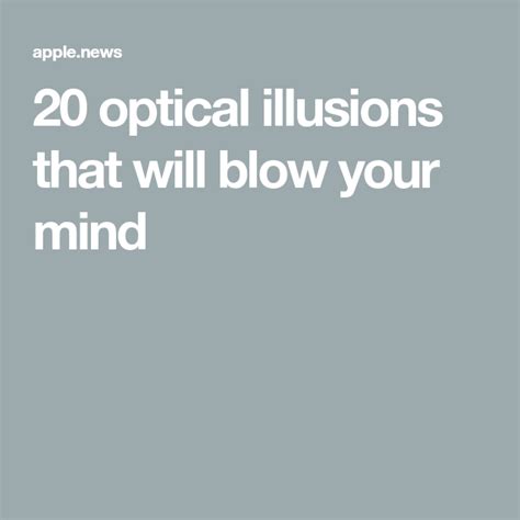 20 Optical Illusions That Will Blow Your Mind Cool Optical Illusions