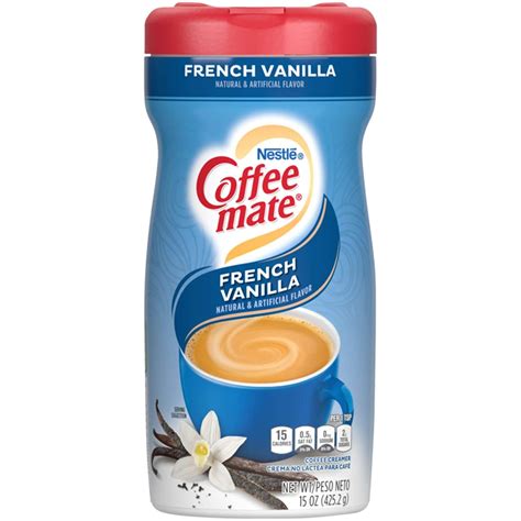 Nestle Coffee Mate Cremora Sabor Vainilla Francesa 15 Onzas Jersey