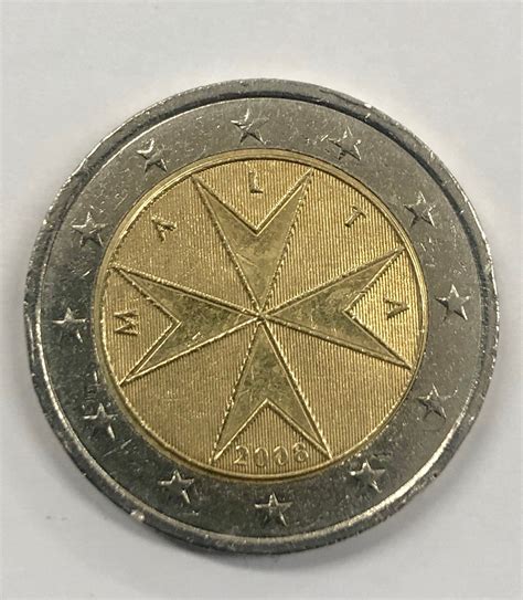 Coin Euro Malta Nel Monete Coin Antiquariato Raro