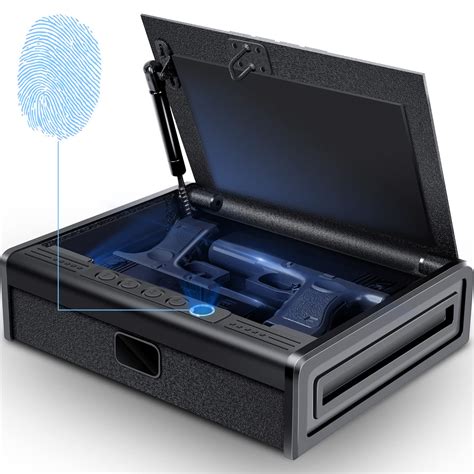 Buy Biometric Gun Safe For Pistols Fingerprint Gun Safe For 3 Pistols