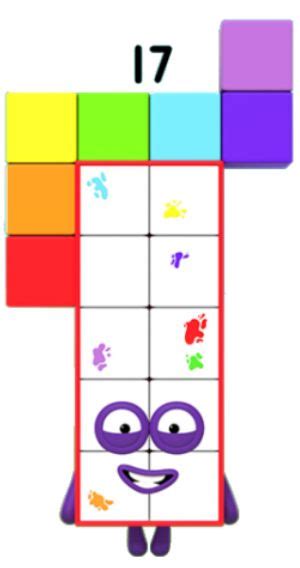 Seventeen From Numberblocks By Alexiscurry On Deviantart Números