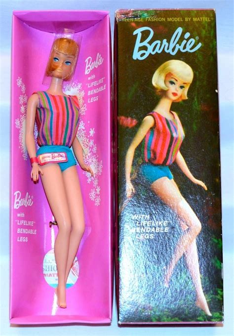 Vintage 1964 Mattel Barbie Titian American Girl Mint In Original Box 1070 Nrfb Vintage Barbie