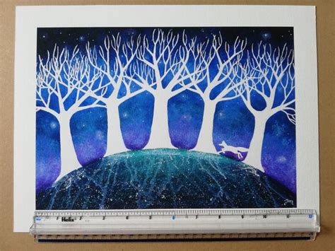 Starry Night Limited Edition Giclee Print From An Original Etsy