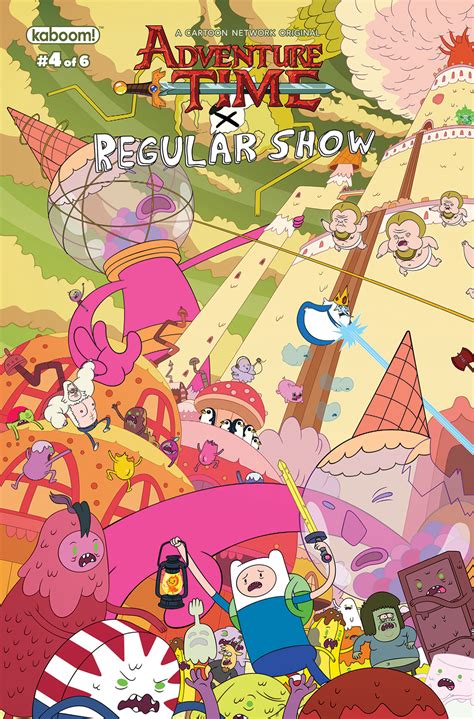 Adventure Time Regular Show 4 Fresh Comics