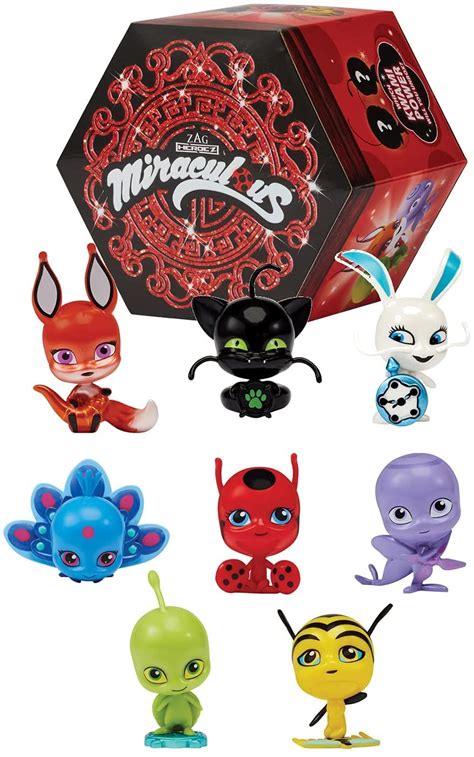 Buy Bandai Miraculous Ladybug And Cat Noir Kwami Surprise Box With Figurine Surprise Kwami Toy