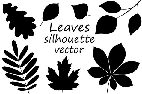 Silhouette Leaves Svg Files 2279 Svg Png Eps Dxf File Free Svg Cut