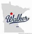 Map of Walker, MN, Minnesota