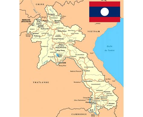 Map Of Laos With Cities Washington Map State