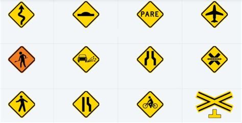 Placas De Trânsito E Seus Significados Carro De Garagem