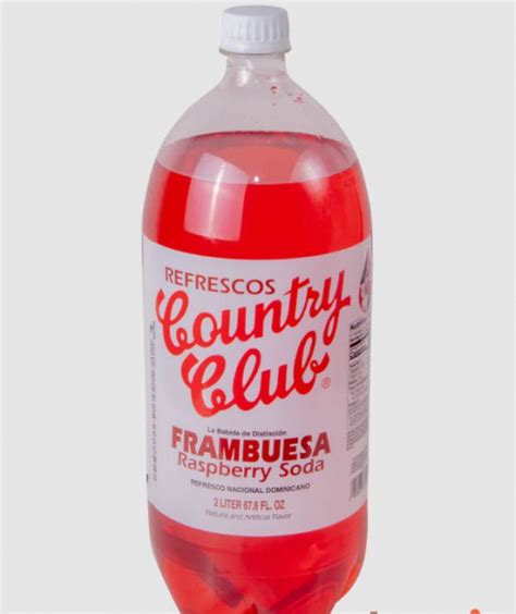 Country Club Refrescos Frambuesa Raspberry Soda 676 Fl Oz 2 Liter
