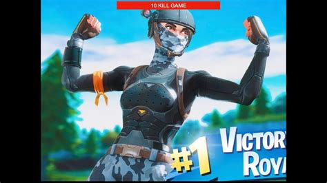 Fortnite 10 Kill Game Youtube