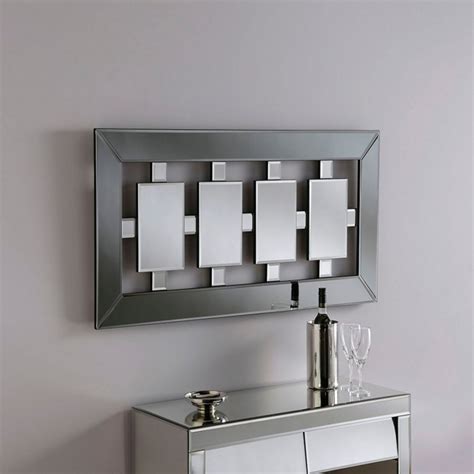 Grey Contemporary Mirror Wall Mirror