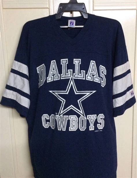 Logo 7 90s Vintage Dallas Cowboys Logo 7 T Shirt American Football Team