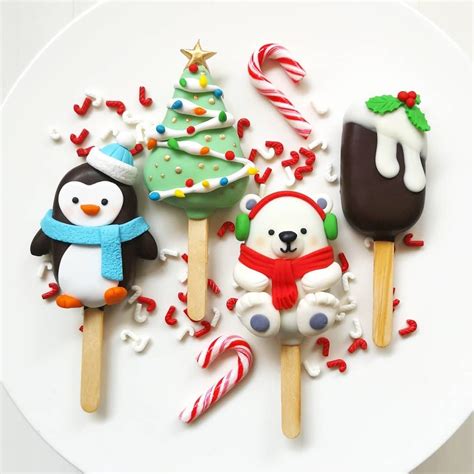 Christmas Popsicles By Sweetendingsbylulu Cute Desserts Christmas
