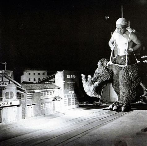 Great Behind The Scenes Pictures From Godzilla 1954 Haruo Nakajima